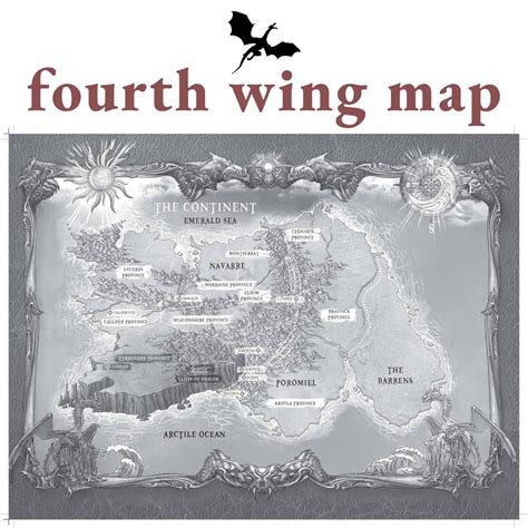 Ultimate Guide to the Fourth Wing Map | Wings book, Wings, Wings art