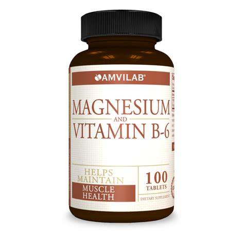 MAGNESIUM AND VITAMINE B6 - Amvilab