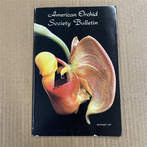 American Orchid Society Bulletin Sept 1987 | eBay