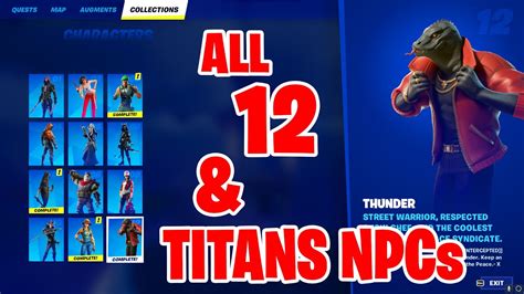 All 12 Characters Locations in Fortnite Chapter 4 Season 2 (ALL 12 NPC ...