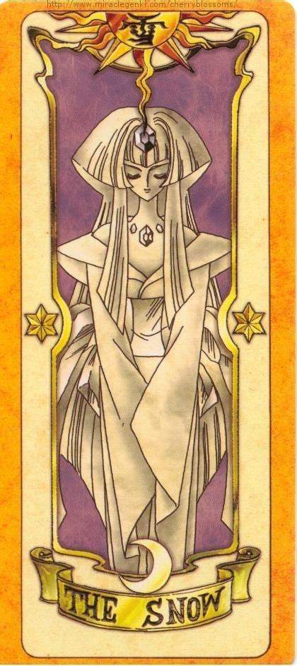 Clow Card ~ The Snow | Cartas clow, Sakura cazadora de cartas, Cartas mágicas