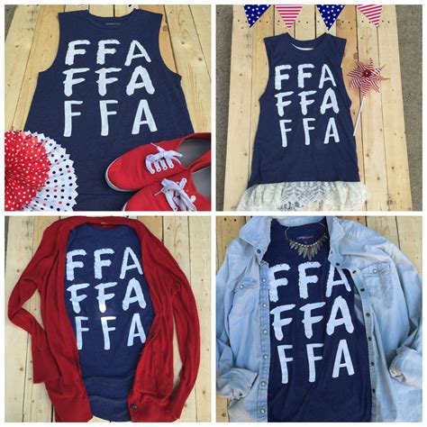 So many ways to style this cute FFA tank! #FFAstyle | Ffa, Clothes, Ag teacher outfits