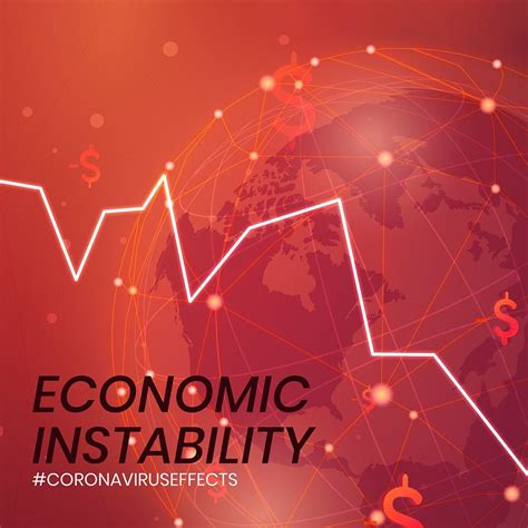 Economic instability due to COVID-19 | Free Vector Template - rawpixel