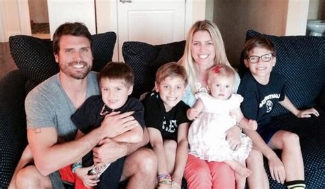 Y and R Joshua Morrow (Nick) with wife Tobe and their 4 kids sons Cooper,Crew,Cash and daughter ...