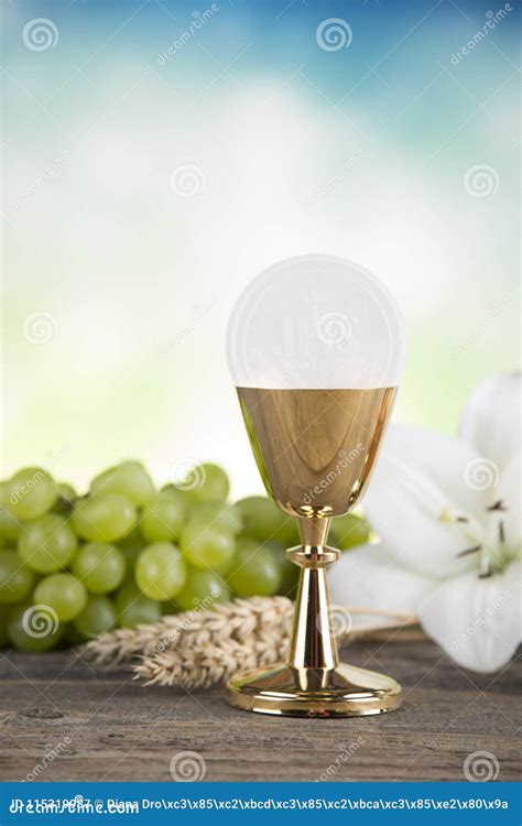 Sacrament of Communion, Eucharist Symbol Stock Image - Image of communion, eucharistic: 115319987