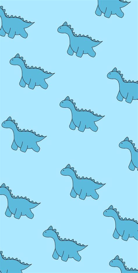 Dino wallpaper | Cute images for wallpaper, Dinosaur wallpaper, Cute blue wallpaper