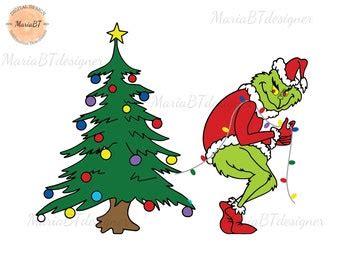 Grinch Tree Clipart