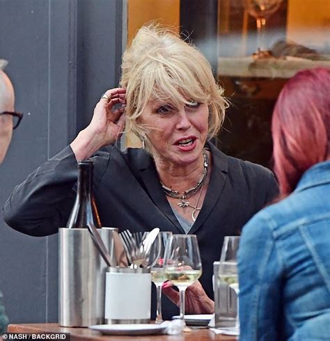 Joanna Lumley channels Absolutely Fabulous role Patsy Stone as she puffs on a cigarette | Daily ...