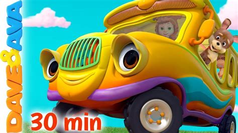 🚐 The Wheels on the Bus and More Baby Songs | Kid Songs & Nursery Rhymes by Dave and Ava 🚐 ...