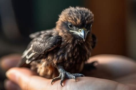 Premium AI Image | A bird that is sitting on a hand