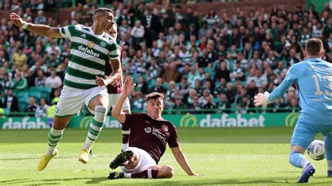 Scottish Premiership: Celtic beat Hearts after two late red cards ...