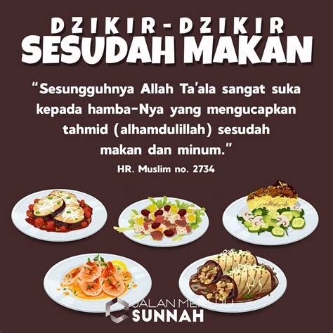 Cintai kemudian Hayati di Instagram "DOA - DOA SESUDAH MAKAN Ada tiga ...