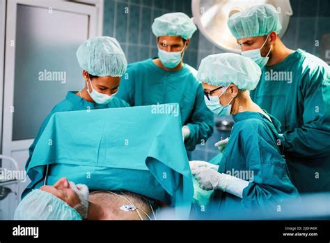 Hospital medical surgery team is ready for the operation Stock Photo - Alamy