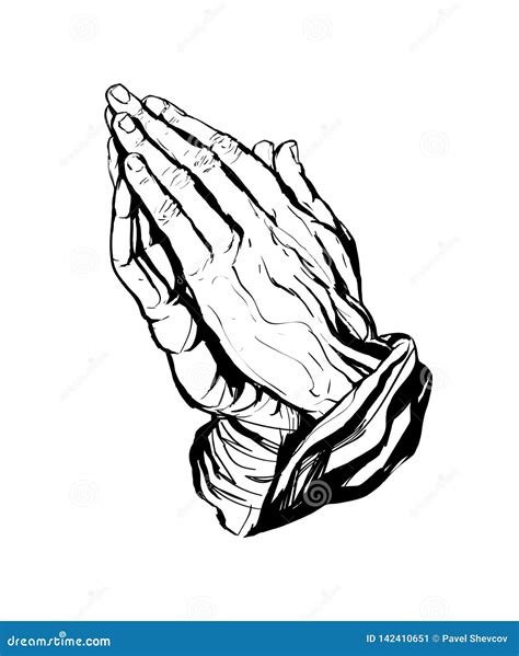 Praying Hands/eps Vector Illustration | CartoonDealer.com #5377182