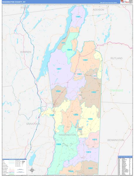 Maps of Washington County New York - marketmaps.com