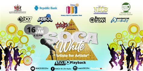 Soca in White - Artiste for Artiste - FundMeTnT | Blue Guruz Inc.