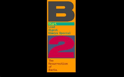 Download Bacta 2: The Resurrection of Bacta (PC-98) - My Abandonware