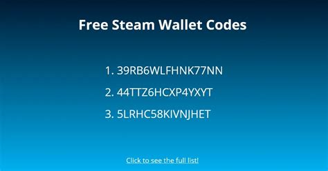 30+ Free Steam Wallet Codes - Followchain