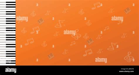 Piano key and Abstract Space for Music idea Background Vector art and illustration Stock Vector ...