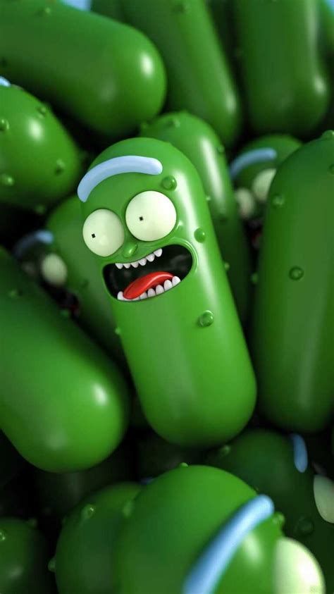 Pickle Rick Wallpaper IPhone - iXpap