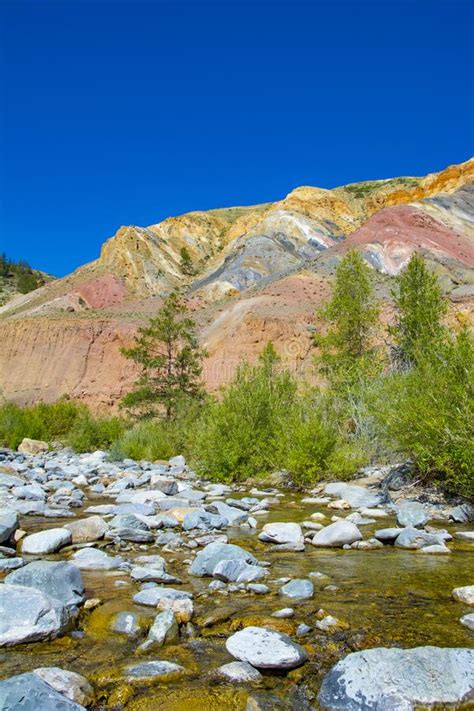 Kyzyl-Chin Valley,Altai Mountains,Russia.Colored Rocks Kyzyl-Chin Other Name is Mars ...