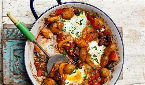 Jamie Oliver's One-pan Huevos Rancheros - | Huevos rancheros ...