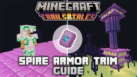 SPIRE ARMOR TRIM GUIDE | MCPE 1.20+ - YouTube