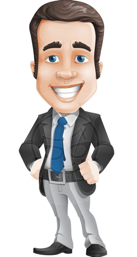 Vector Business Man with Career Cartoon Character - 106 Illustrations | GraphicMama | Cartoon ...