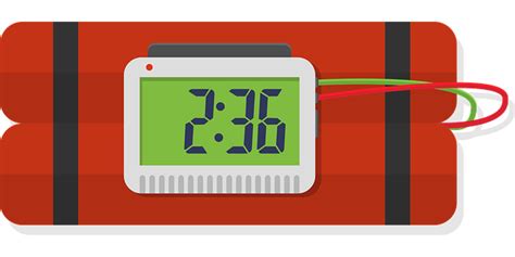 La Bomba Dinamita Reloj Cuenta · Gráficos vectoriales gratis en Pixabay