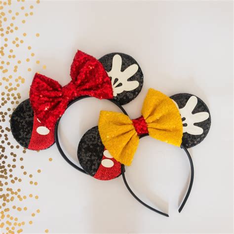 Mickey Mouse Inspired Minnie Mouse Ears Mickey Mouse Ears - Etsy