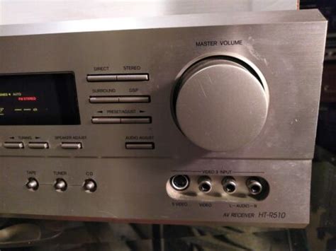 Silver ONKYO HT-R510 6.1 Channel WRAT Amplifier AM-FM A/V 600W Receiver no Remte | eBay