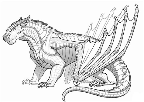 Printable Coloring Page Dragon