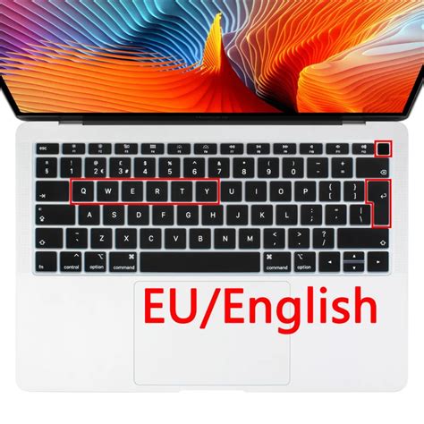 EU layout English keyboard Cover for Macbook Air 13 2018 A1932 Dust ...