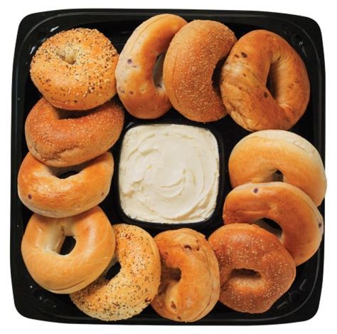 Kroger® Bakery Bagel With Cream Cheese Platter, 12 ct - Kroger