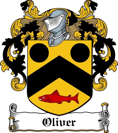 Oliver Family Crest / Irish Coat of Arms Image Download - Tradebit