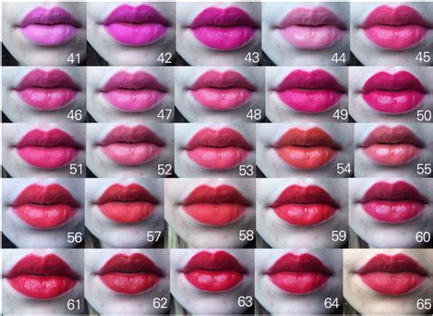 This Epic Chart of 97 Lipsticks Will Make Finding Your New Shade Super ...