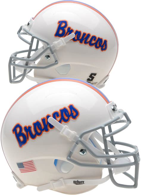 Fanatics Authentic - Boise State Broncos Schutt White Mini Football Helmet - Walmart.com ...