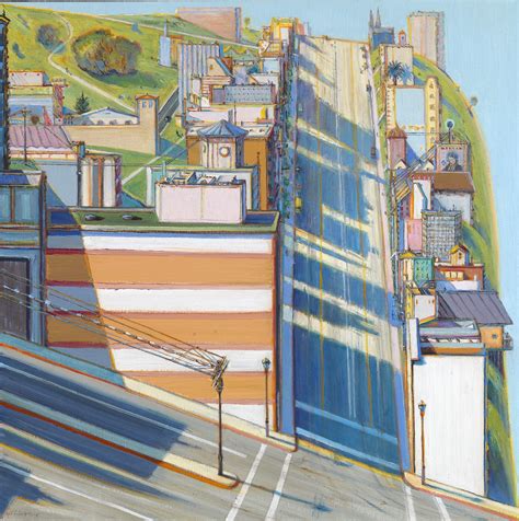 San Francisco West Side Ridge, 2001 by Wayne Thiebaud (1920-2021 ...