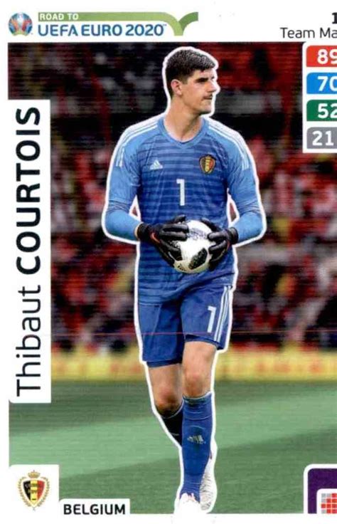 Online Sale Thibaut Courtois Belgium Panini Adrenalyn Xl Road To Euro 2020