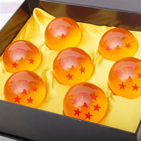 7pcs/set 3.5CM Dragon Ball Z 7 Stars Crystal Balls DragonBall Ball Complete Set New in box ...