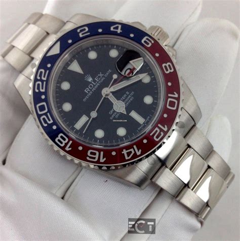 Rolex White Gold Submariner Pepsi for $36,500 for sale from a Trusted ...