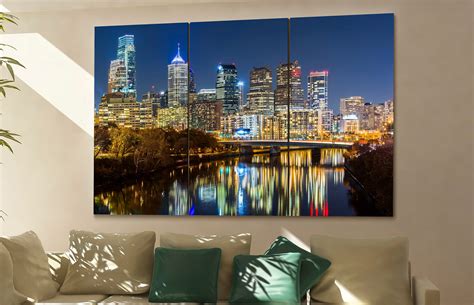 Philadelphia skyline Philadelphia wall art Philadelphia city Philadelphia art Philadelphia ...