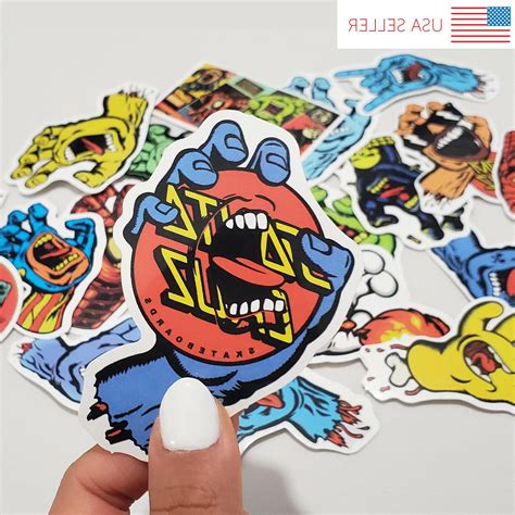 Santa Cruz Sticker Pack 3" Santa Cruz Skateboard