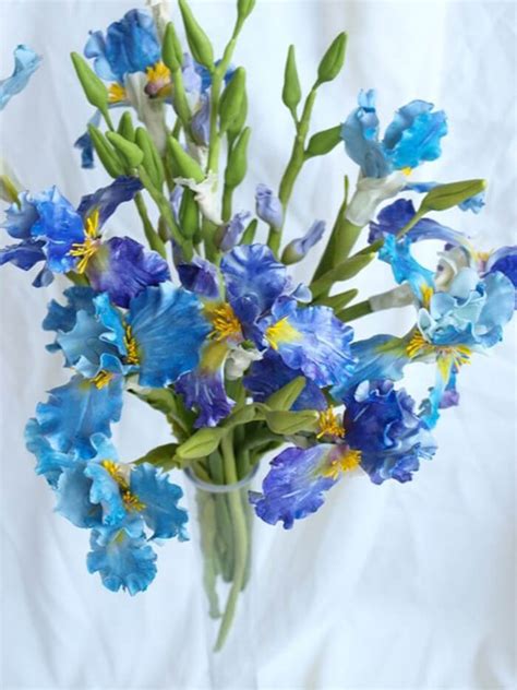 Iris Flower Arrangement - Handmade With Love | Oriflowers