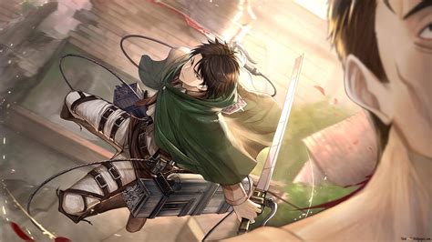 Attack on Titan, Levi Ackerman for the kill 4K wallpaper download