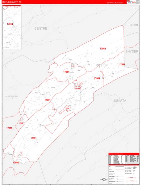 Map Books of Mifflin County Pennsylvania - marketmaps.com