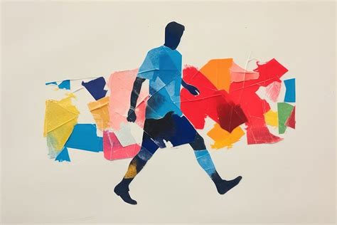 Soccer art abstract painting. AI | Free Photo Illustration - rawpixel