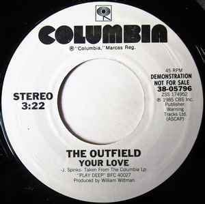 The Outfield - Your Love (1985, Vinyl) | Discogs