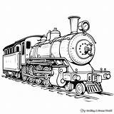 Steam Train Coloring Pages  Free & Printable sketch template