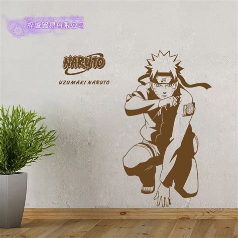 DCTAL Naruto Japanese Cartoon Car Sticker Uzumaki Naruto Decal Posters Vinyl Wall Decals ...